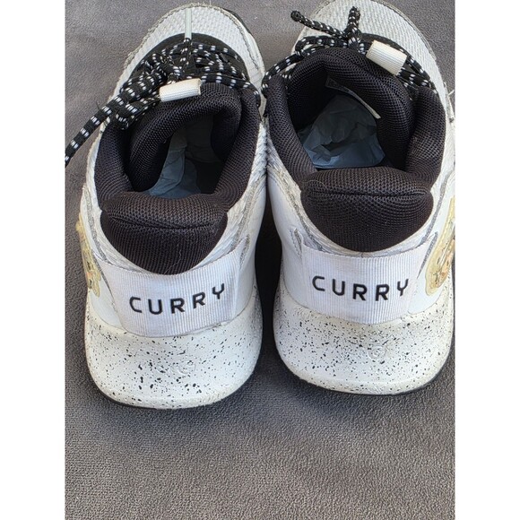 Under Armour Curry 3Z7 UA White Black Basketball Mens Size 7.5 Shoes 3026622-101 main image 8